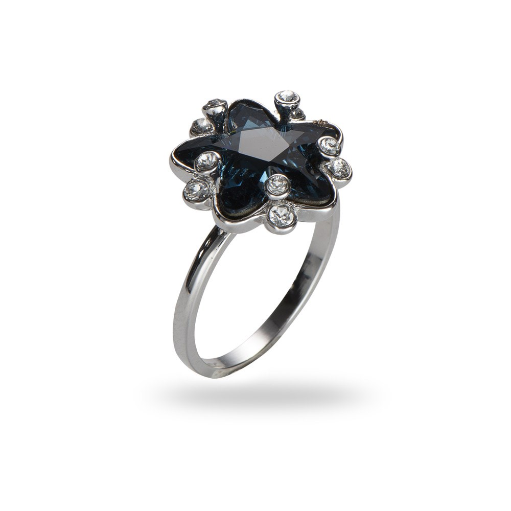 Swarovski Taşlı Yıldız Yüzük