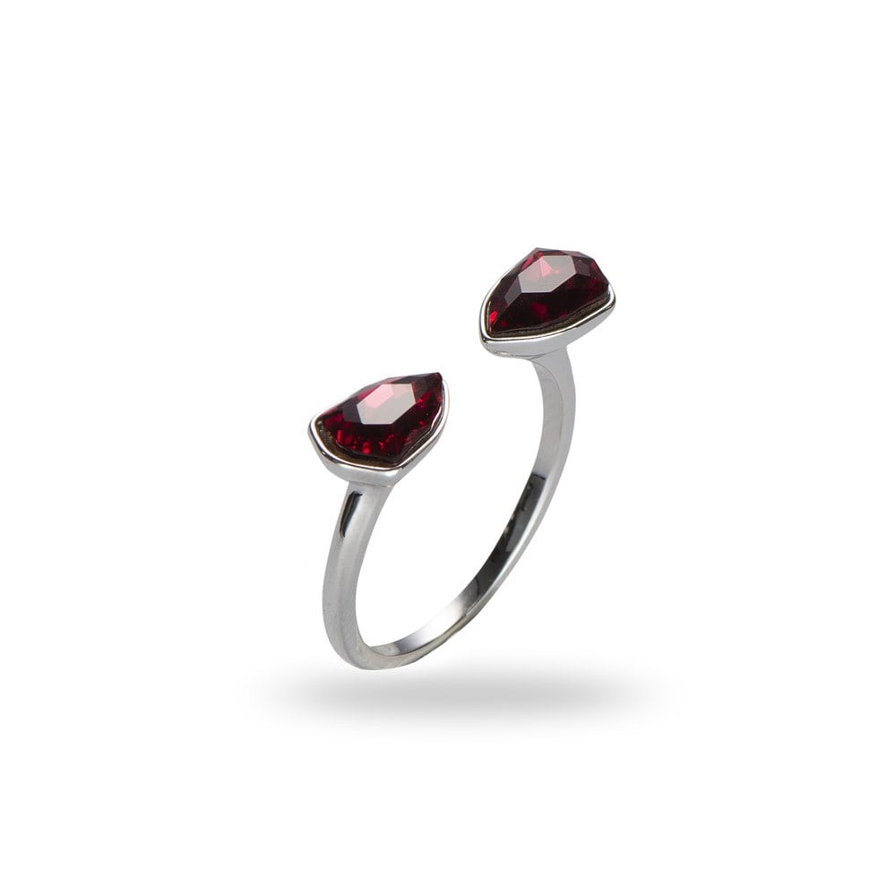 Swarovski Üçgen Yüzük