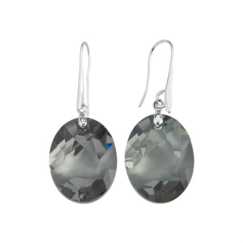 Swarovski Kristalli Oval Küpe