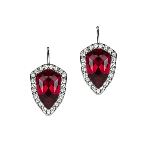 Swarovski Taşlı Üçgen Küpe