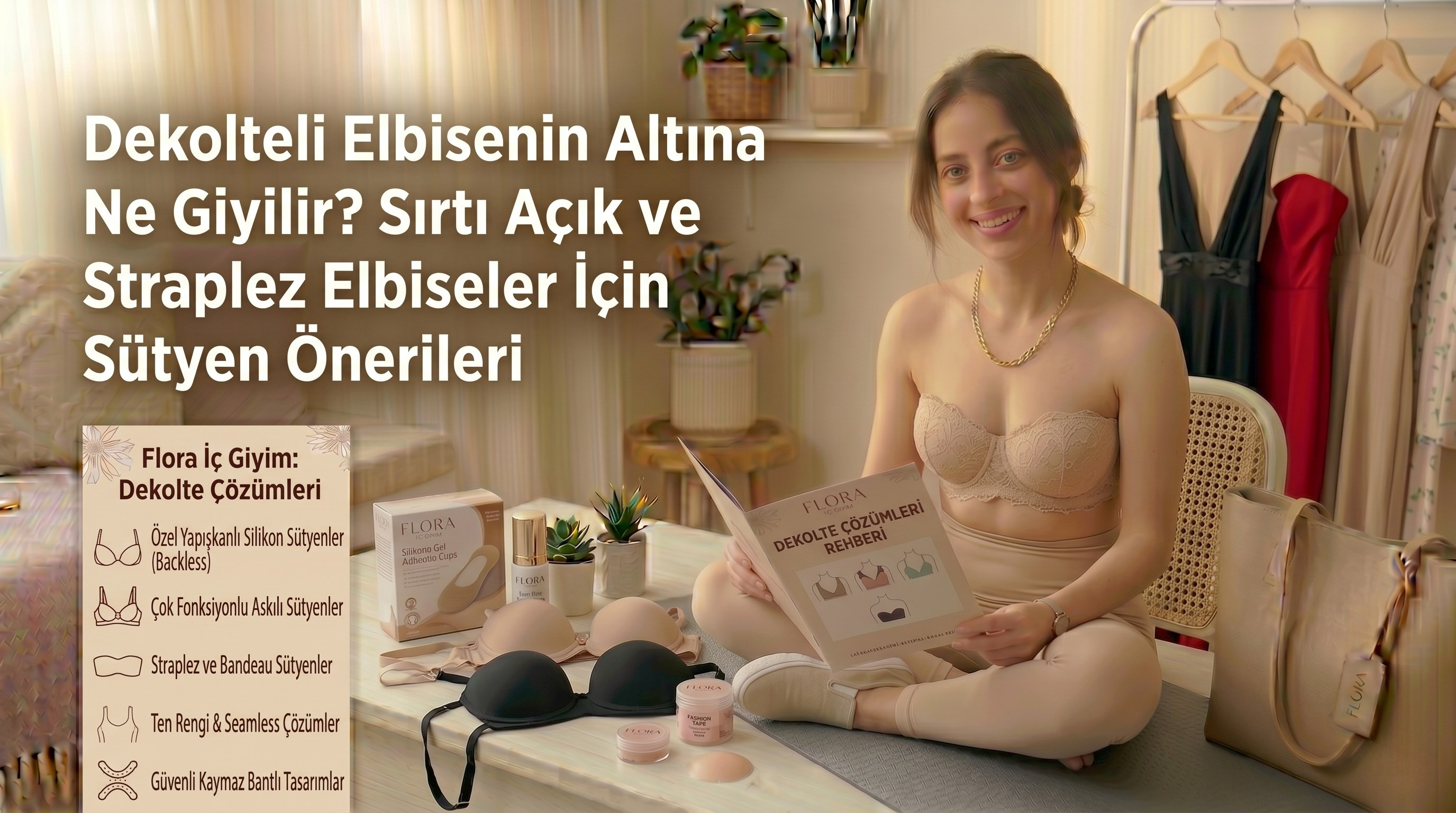 Dekolteli Elbise Altına Ne Giyilir Sırtı Açık Ve Straplez Elbiseler İçin Sütyen Önerileri