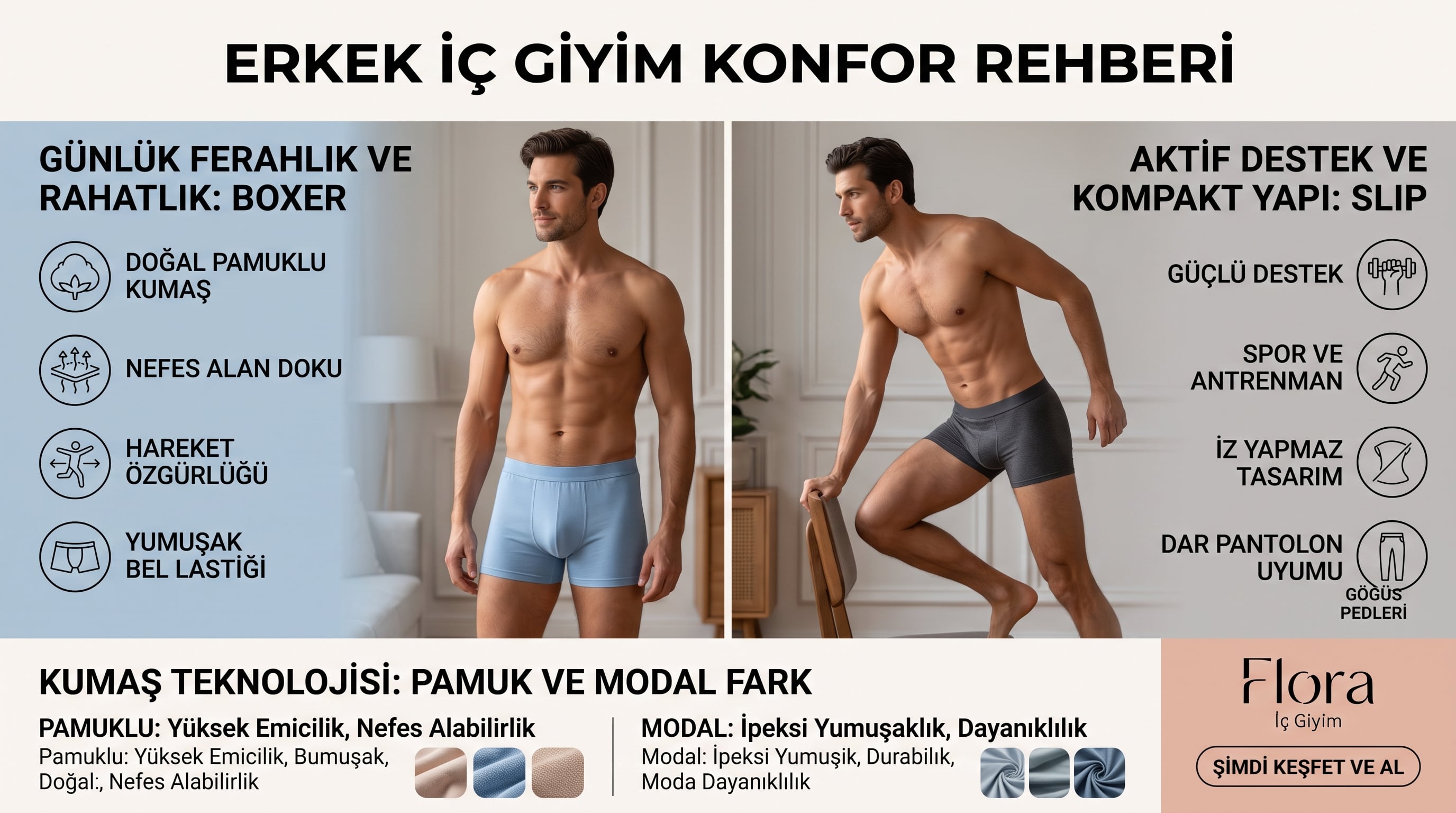 Erkek Boxer mı Slip mi? Erkek Sağlığı ve Konforu İçin Hangisi Seçilmeli?