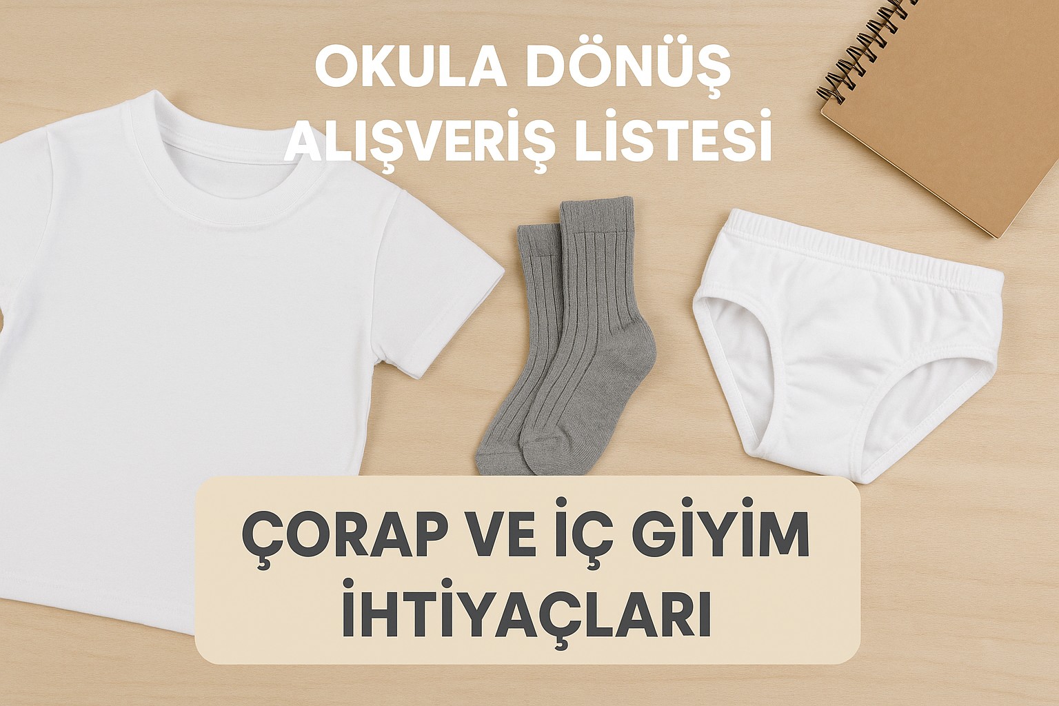 Okula Dönüş Alışveriş Listesi: Çorap ve İç Giyim İhtiyaçları