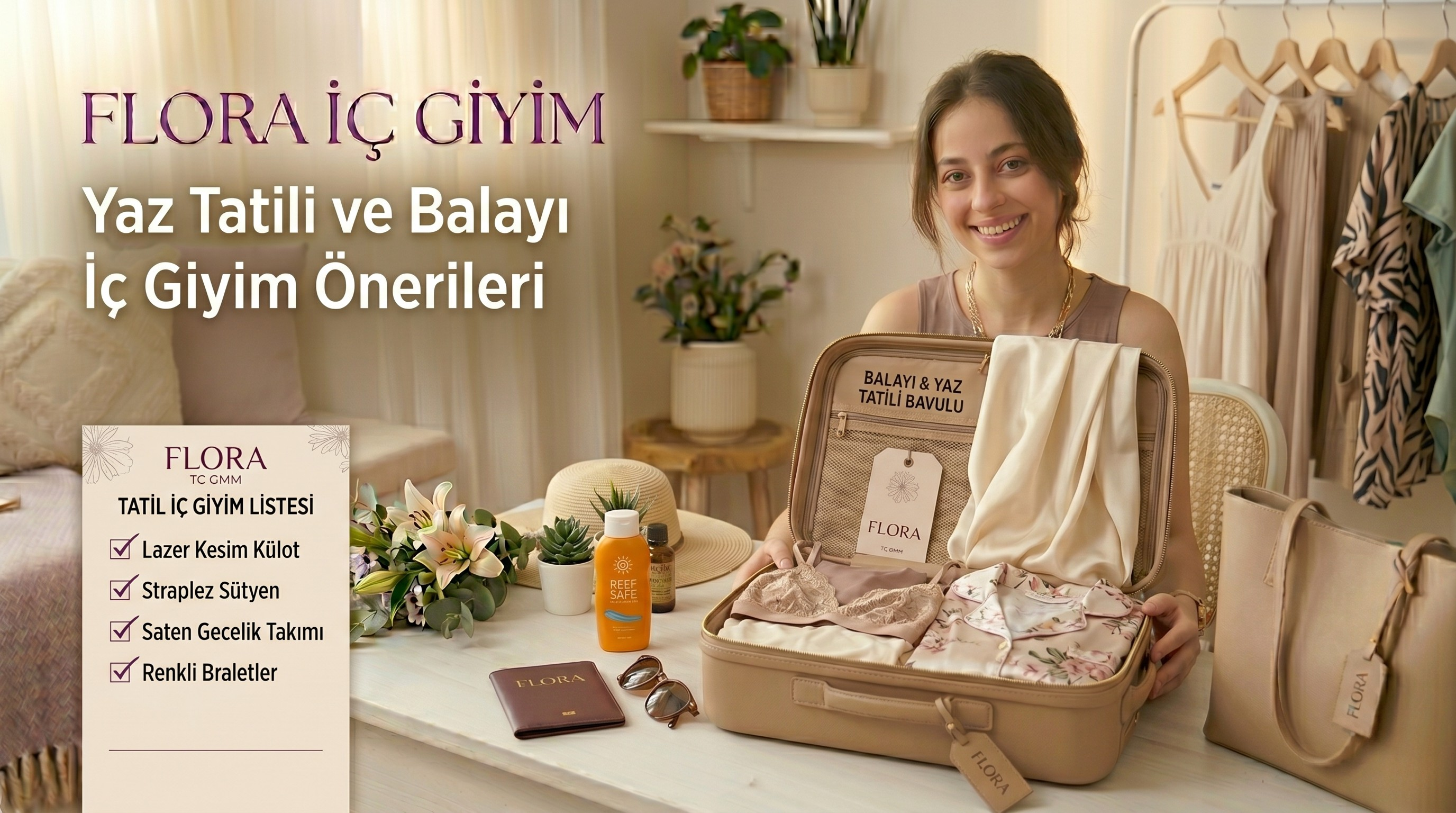 Tatil Bavulu Hazırlığı: Yaz Tatili ve Balayında Yanınıza Almanız Gereken İç Giyim Listesi