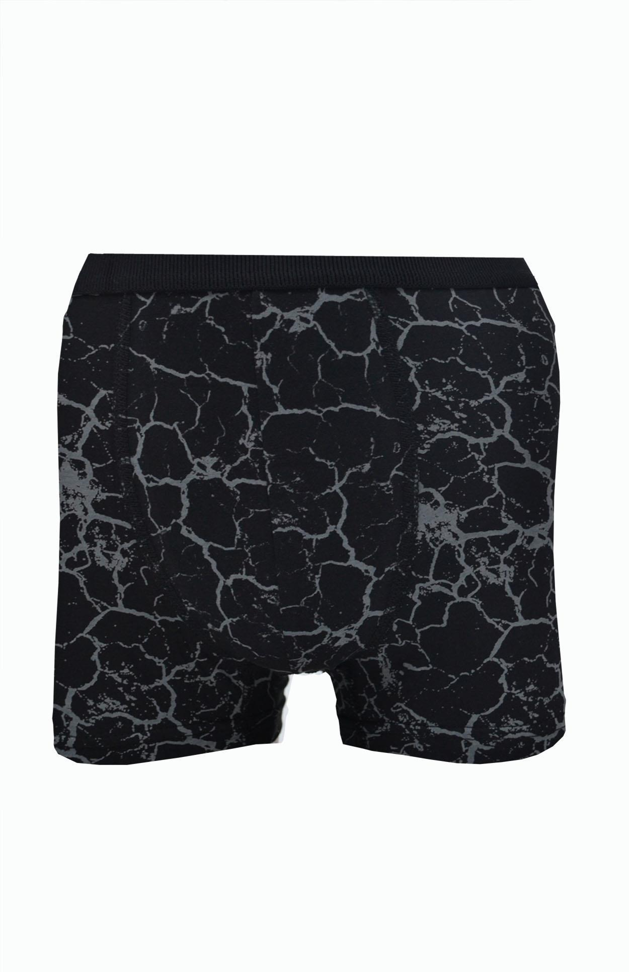 Erkek Desenli Likralı Penye Boxer Berrak-4480