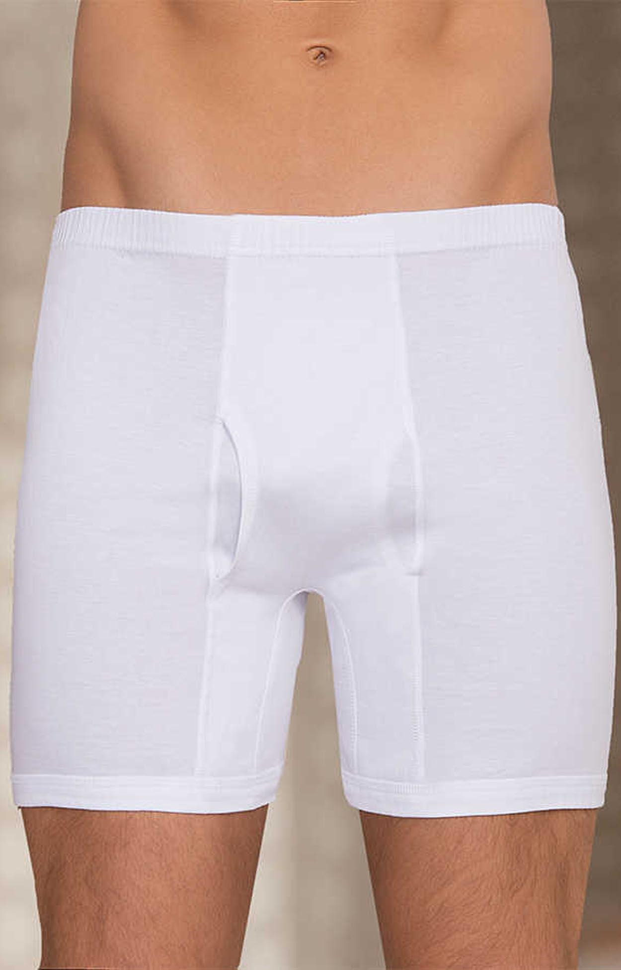 Erkek Lüx Paçalı Pamuk 6 lı Boxer Berrak-1055
