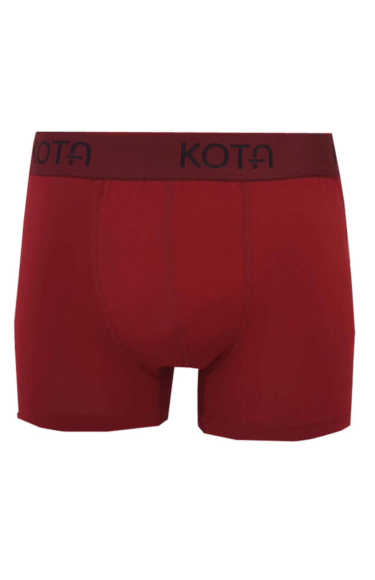 Erkek Pamuk Likralı Spor Boxer - Kota 5661