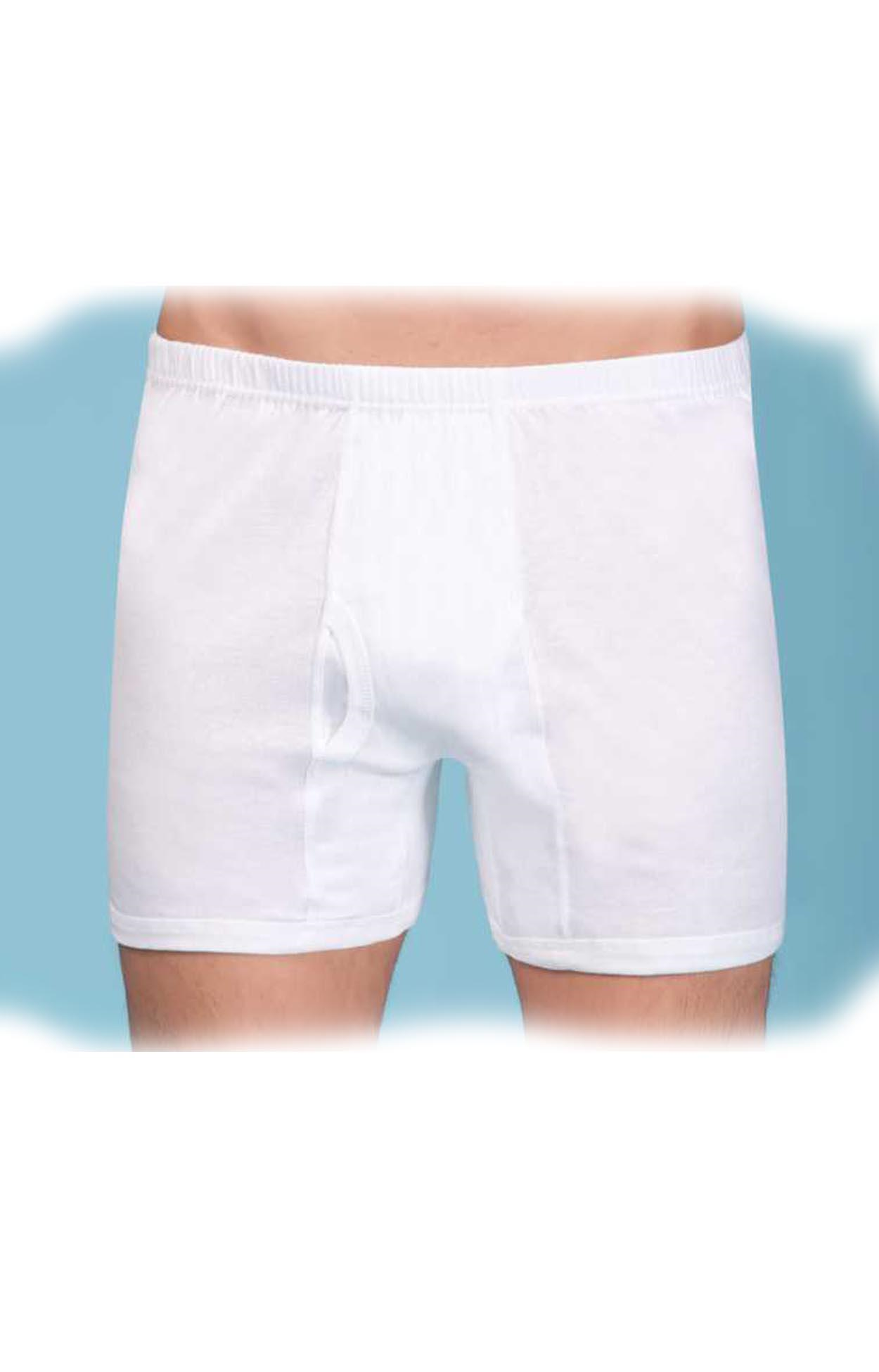 Erkek Ribana Paçalı 3 Lü Boxer Berrak-1010