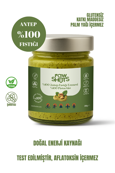 Sağlıklı Atıştırmalık%100 Antep Fıstığı Ezmesi 200 gr