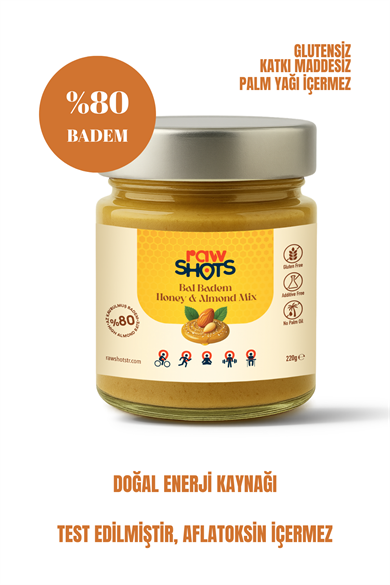 Sağlıklı AtıştırmalıkBallı Badem Ezmesi 220 gr