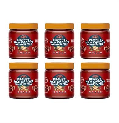 Sağlıklı AtıştırmalıkRawShots Kakaolu PeaNut Mini Box 6'lı Yer Fıstığı Ezmesi 40g x6