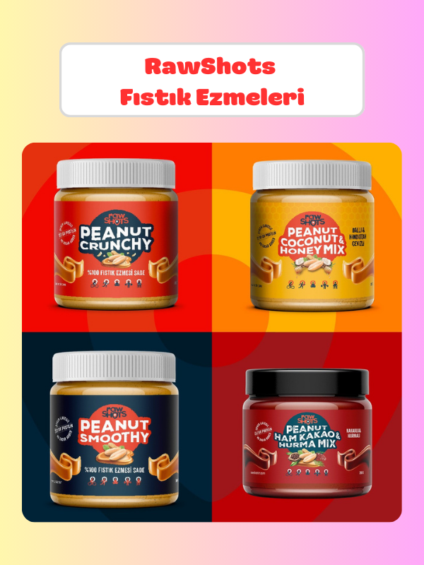 RawShots Fistik Ezmeleri