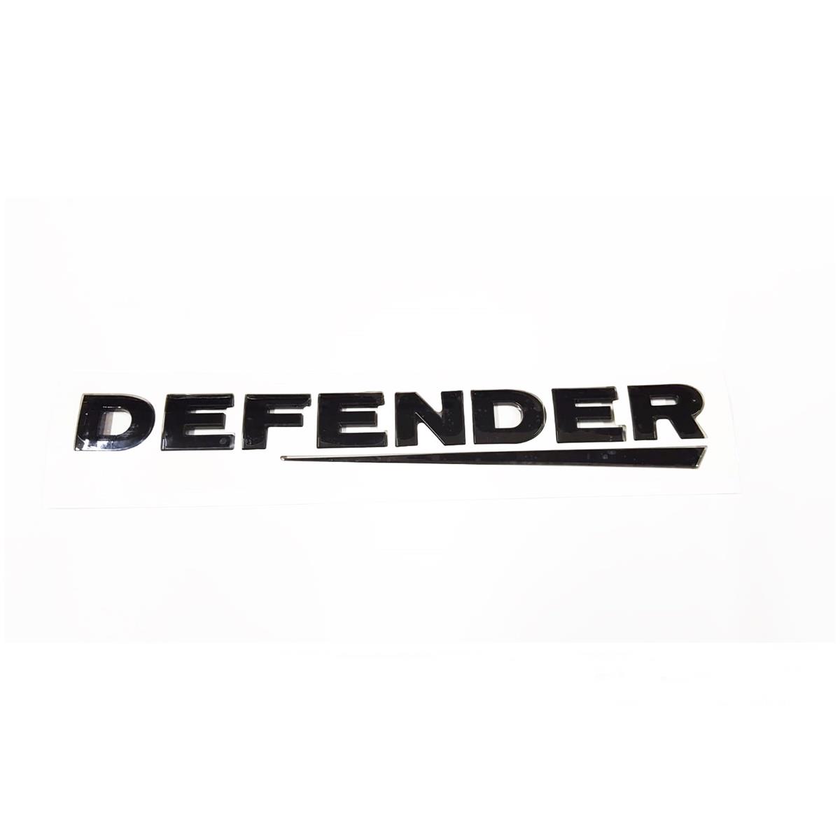 Defender Arka Yazı 3d Kabartma Siyah Renk