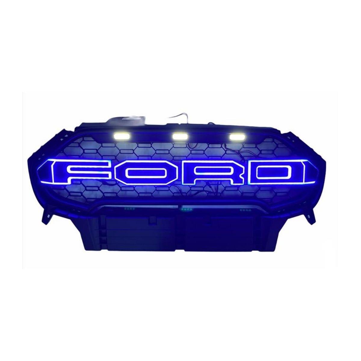 Ford Ecosport Panjur Mavi Ledli Yazı