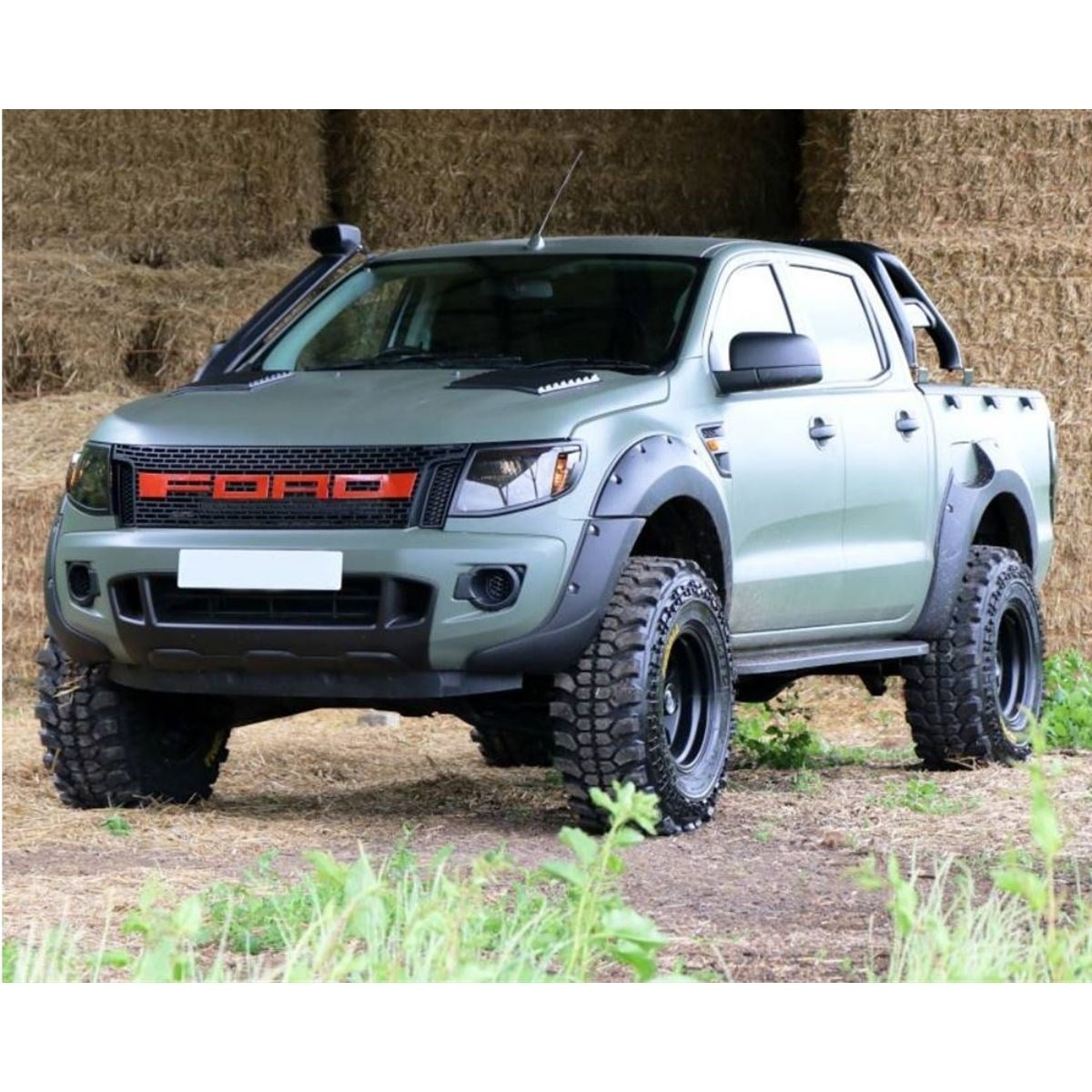 Ford Ranger Ön Panjur Raptor Modeli 2012 2013 2014 2015 Kırmızı Yazı