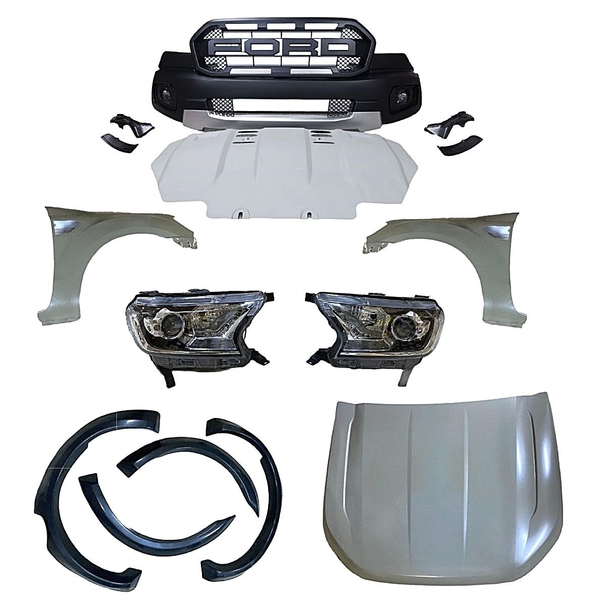 Ford Ranger Yeni Görünüm Seti 2012-2015 2020 Raptor Bodykit