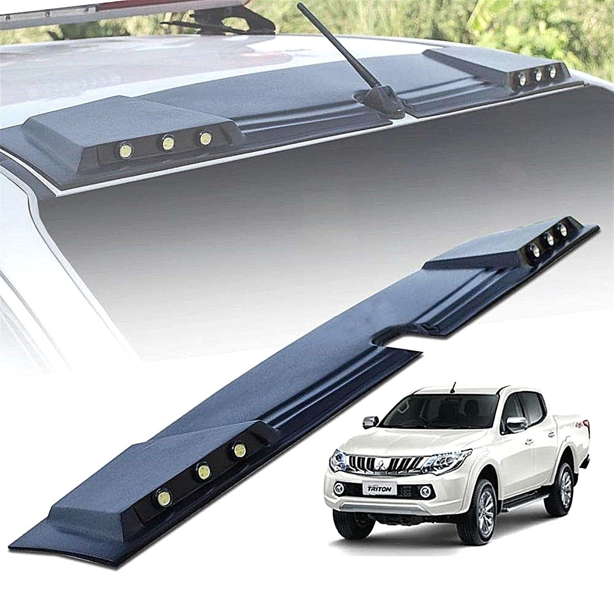 Mitsubishi L200 Tavan Kepi Led Işıklı L200 Moonvisor 2015-2018