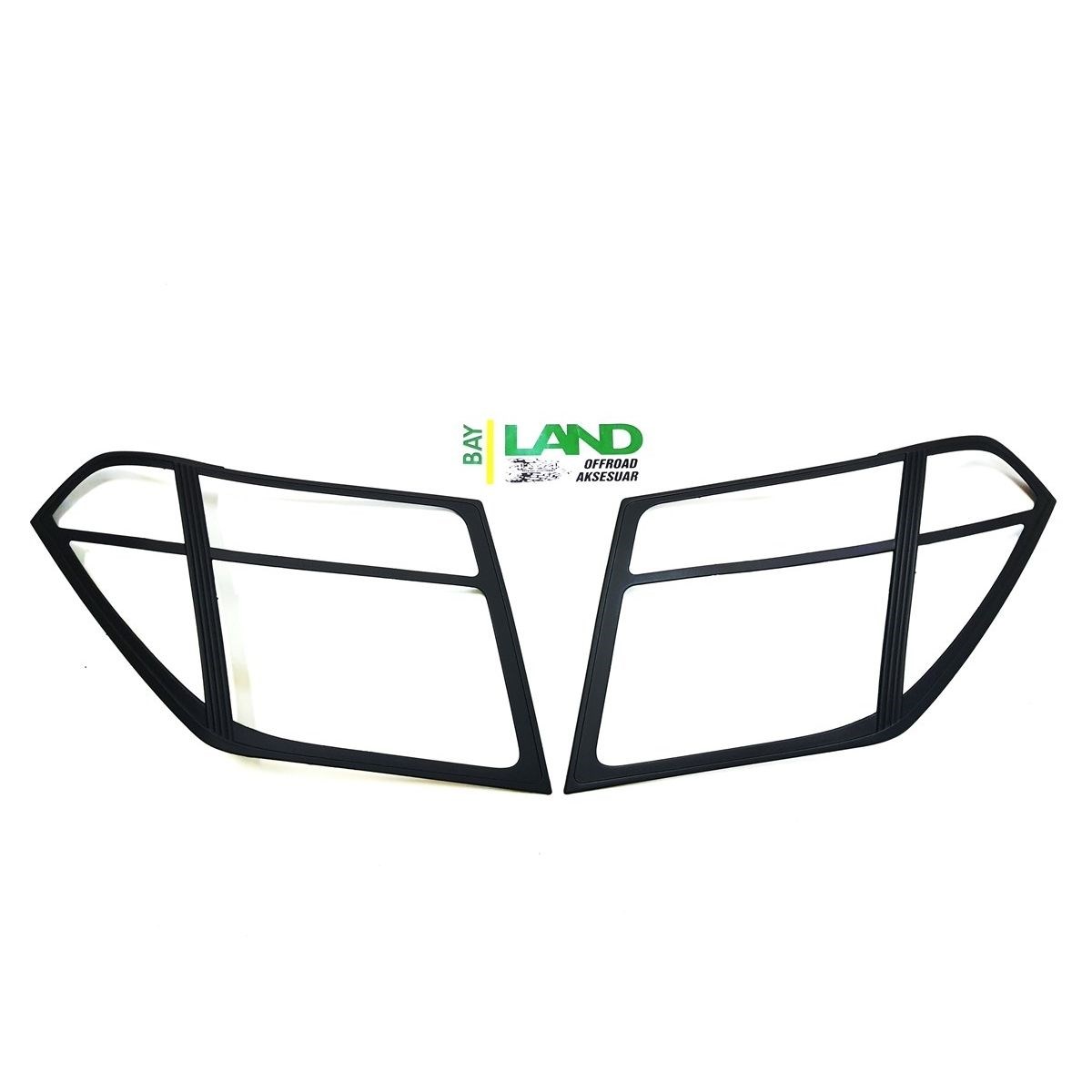 Nissan Navara Ön Far Çerçevesi Sağ Sol Set Siyah 2006-2010
