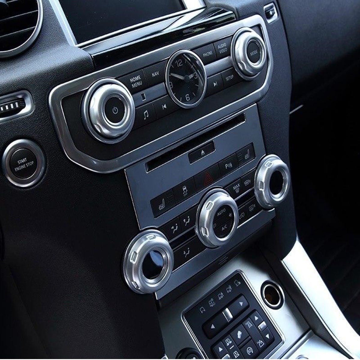 Range Rover Sport Klima Düğme Kaplaması 5'li Set 2010-2013