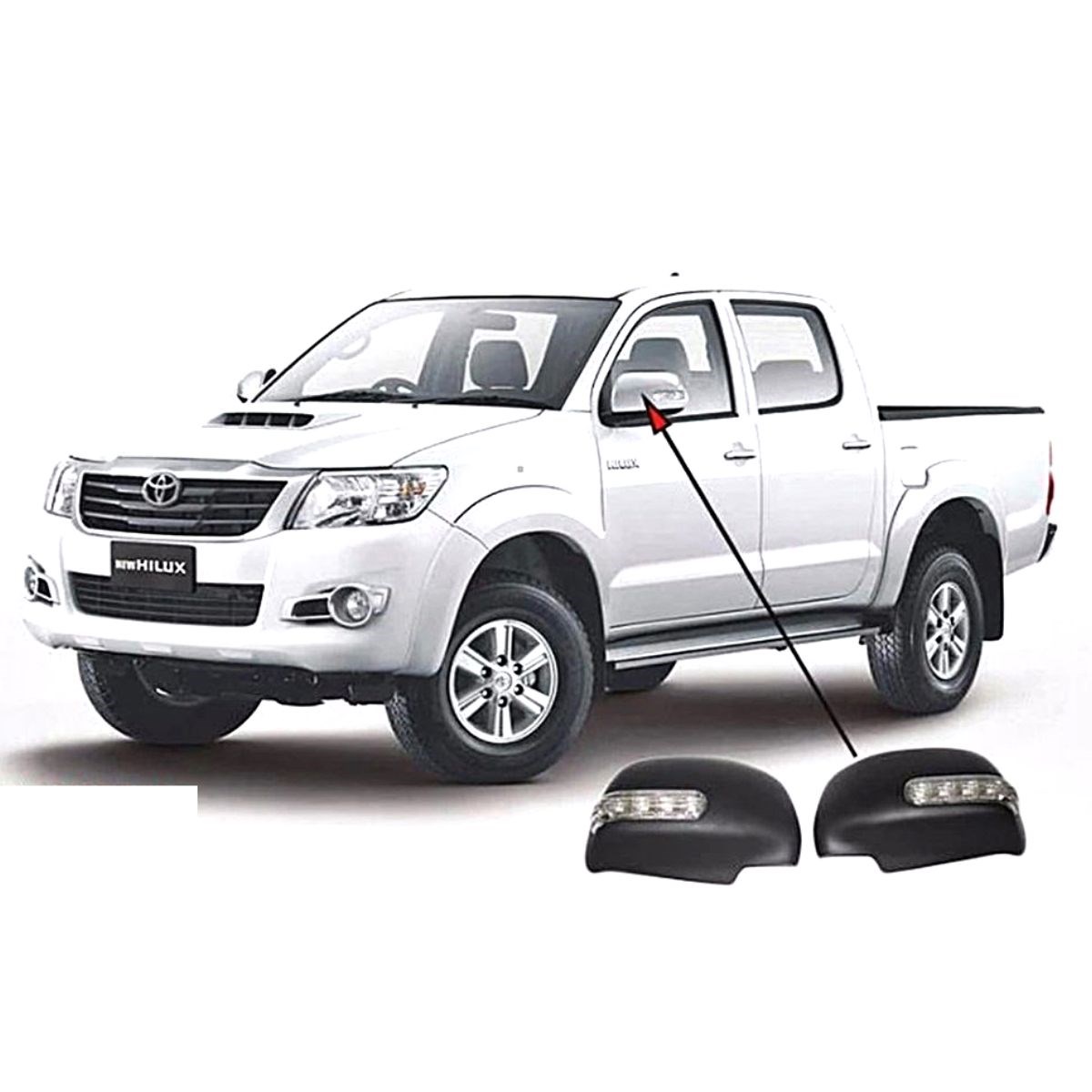 Toyota Hilux Ayna Kapağı Led Sinyalli 2012-2014