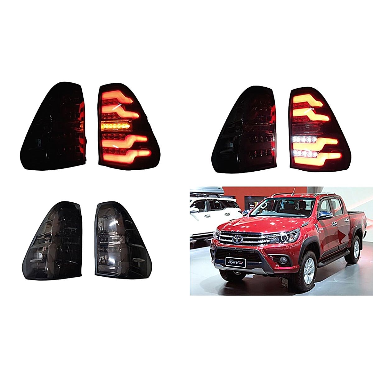 Toyota Hilux Stop Lambası Ledli Animasyonlu 2015 2019