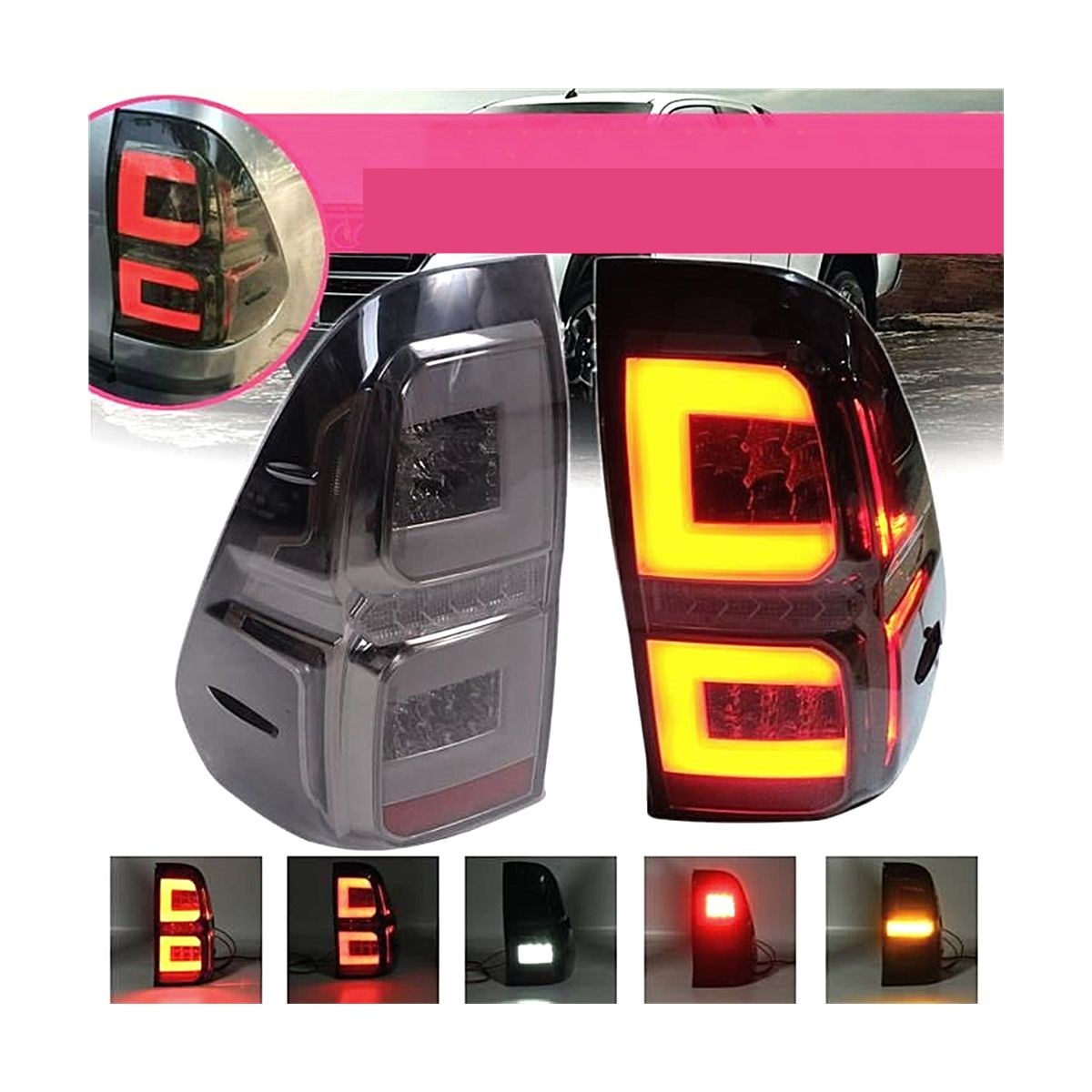 Toyota Hilux Stop Lambası Ledli Sağ ve Sol Set 2015 2019
