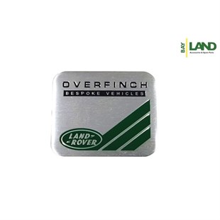 Land Rover Overfinch Logo Metal
