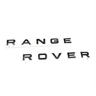 Range Rover Kaput Yazısı Krom Çerçeve içi Siyah Sport Vogue