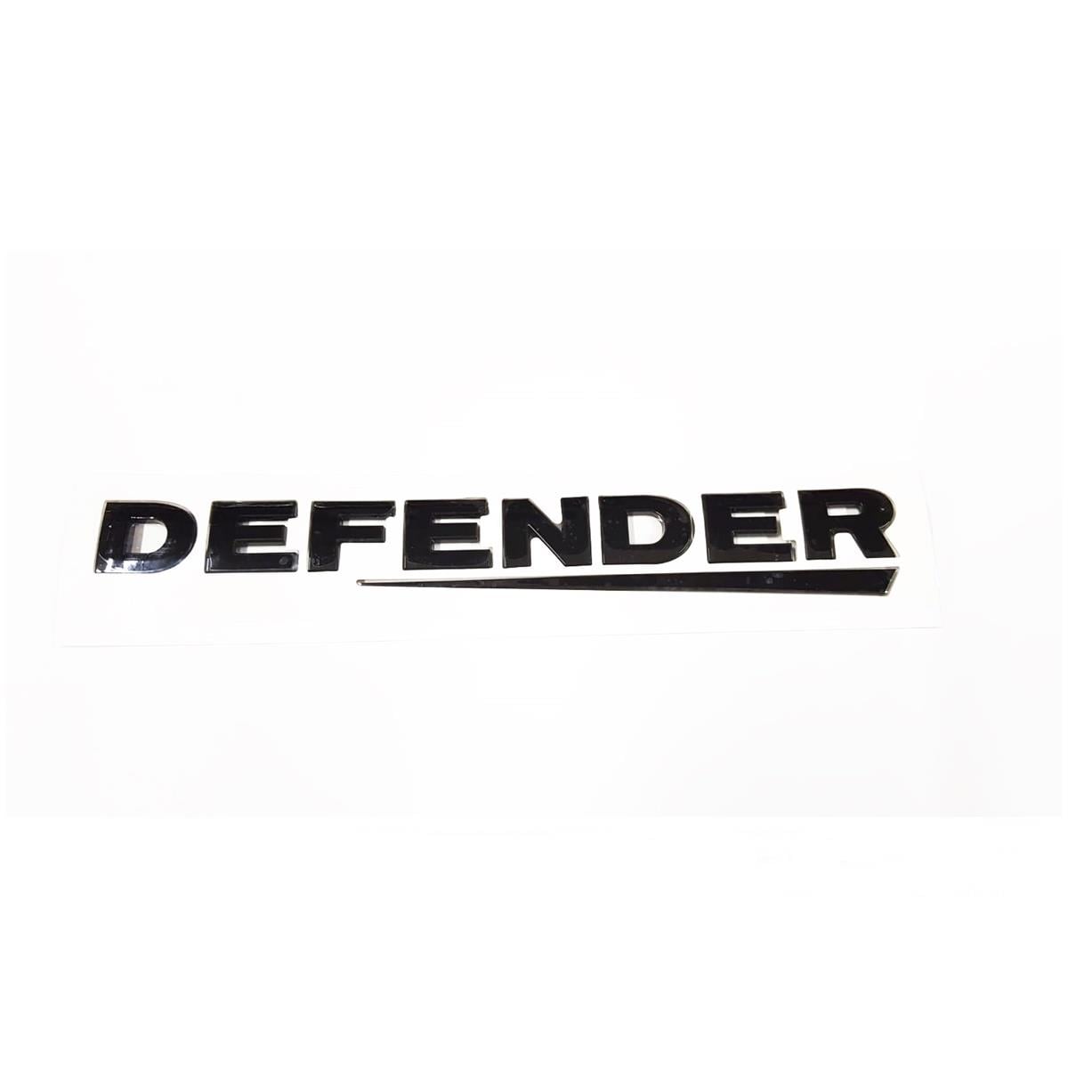 Defender Arka Yazı 3d Kabartma Siyah Renk