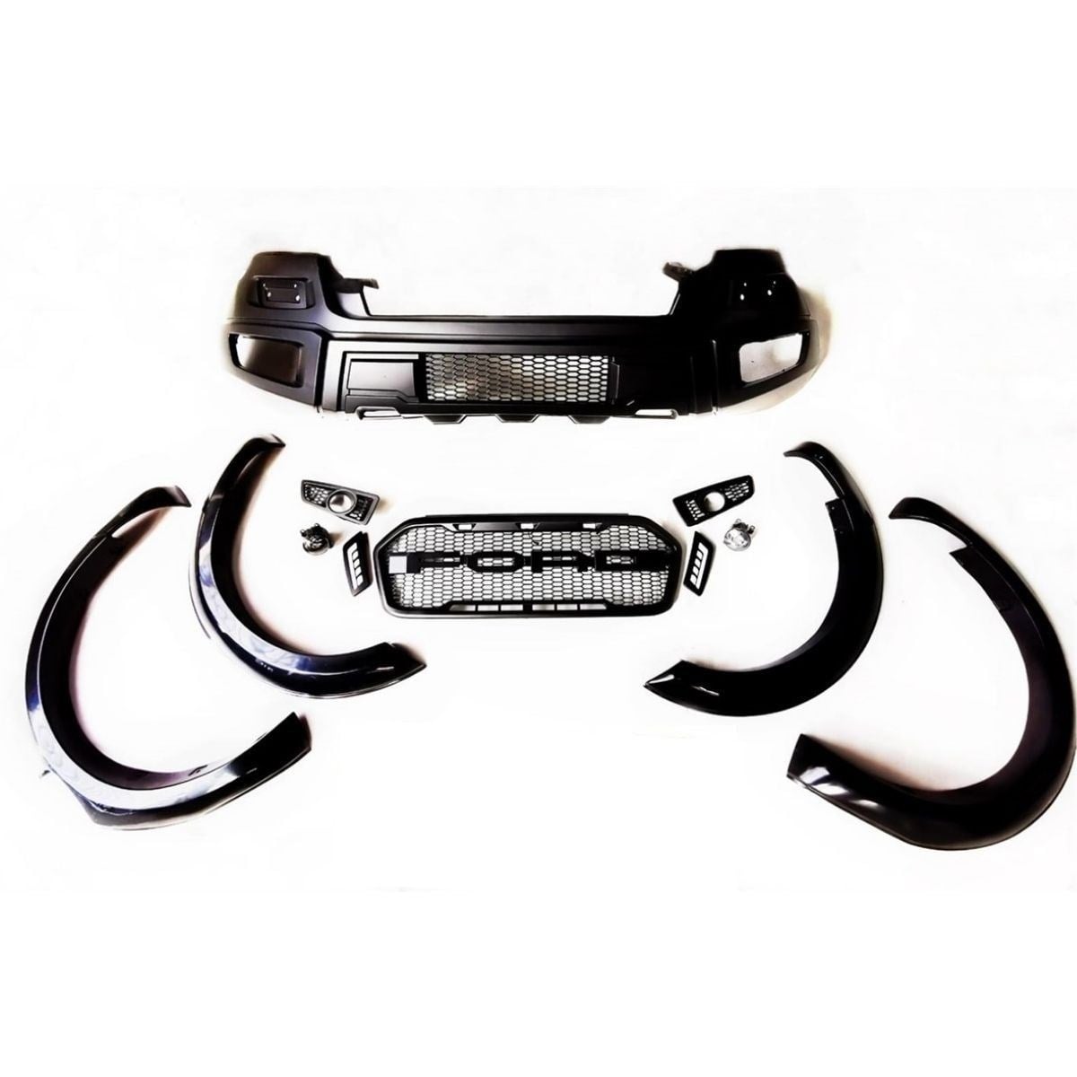 Ford Ranger Raptor Ön Tampon ve Ön Panjur Seti Dodikli 2016-2021