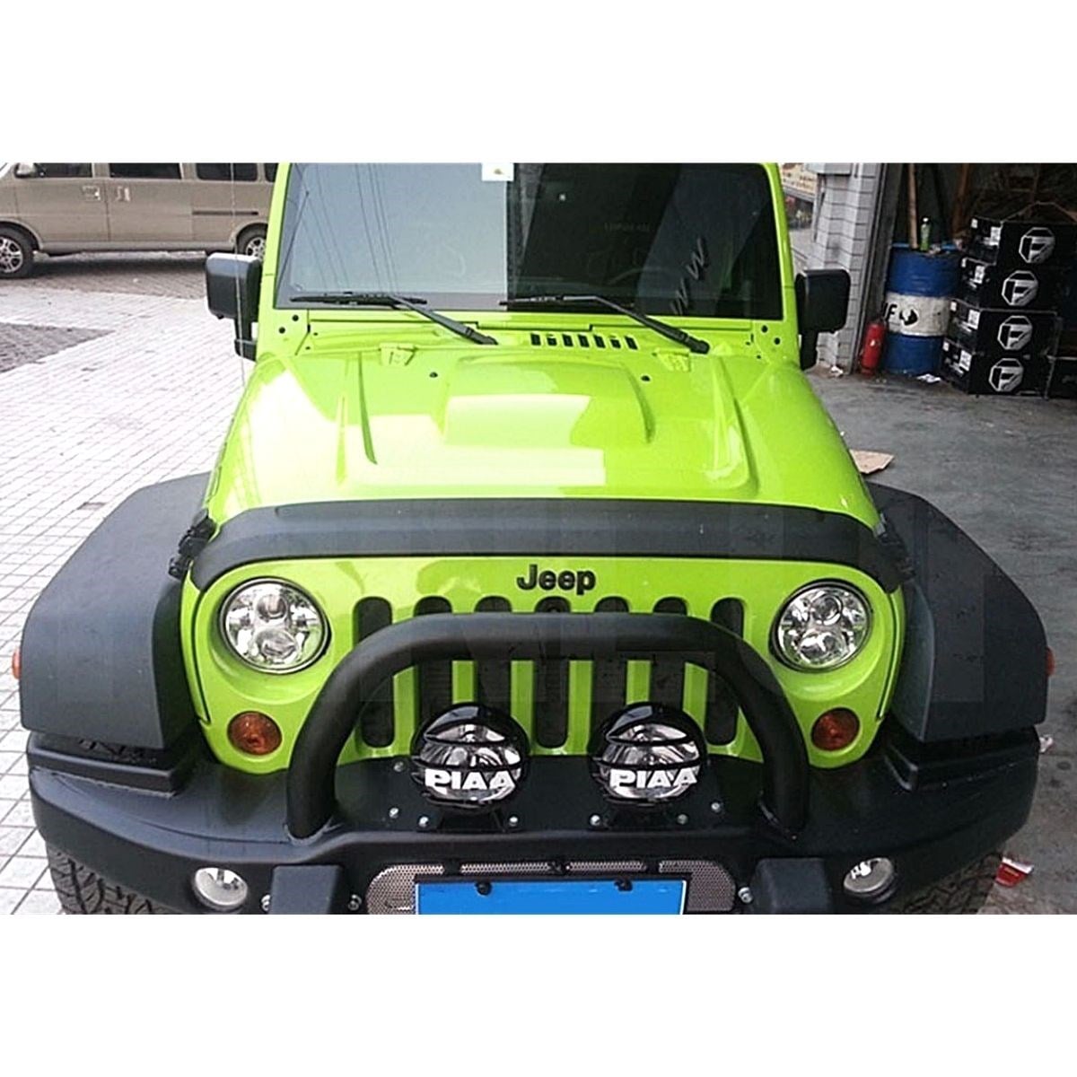 Jeep Wrangler Kaput Rüzgarlığı Mat Siyah Renk 2007-2017