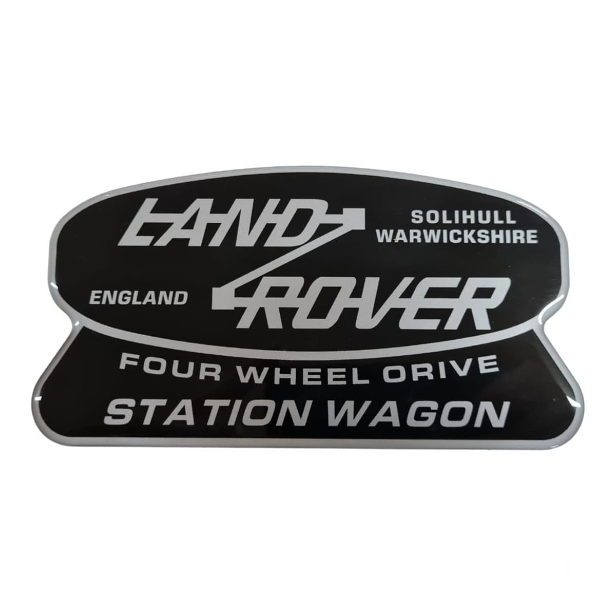 Land Rover Defender Arka Logo Etiket Damla Station Wagon