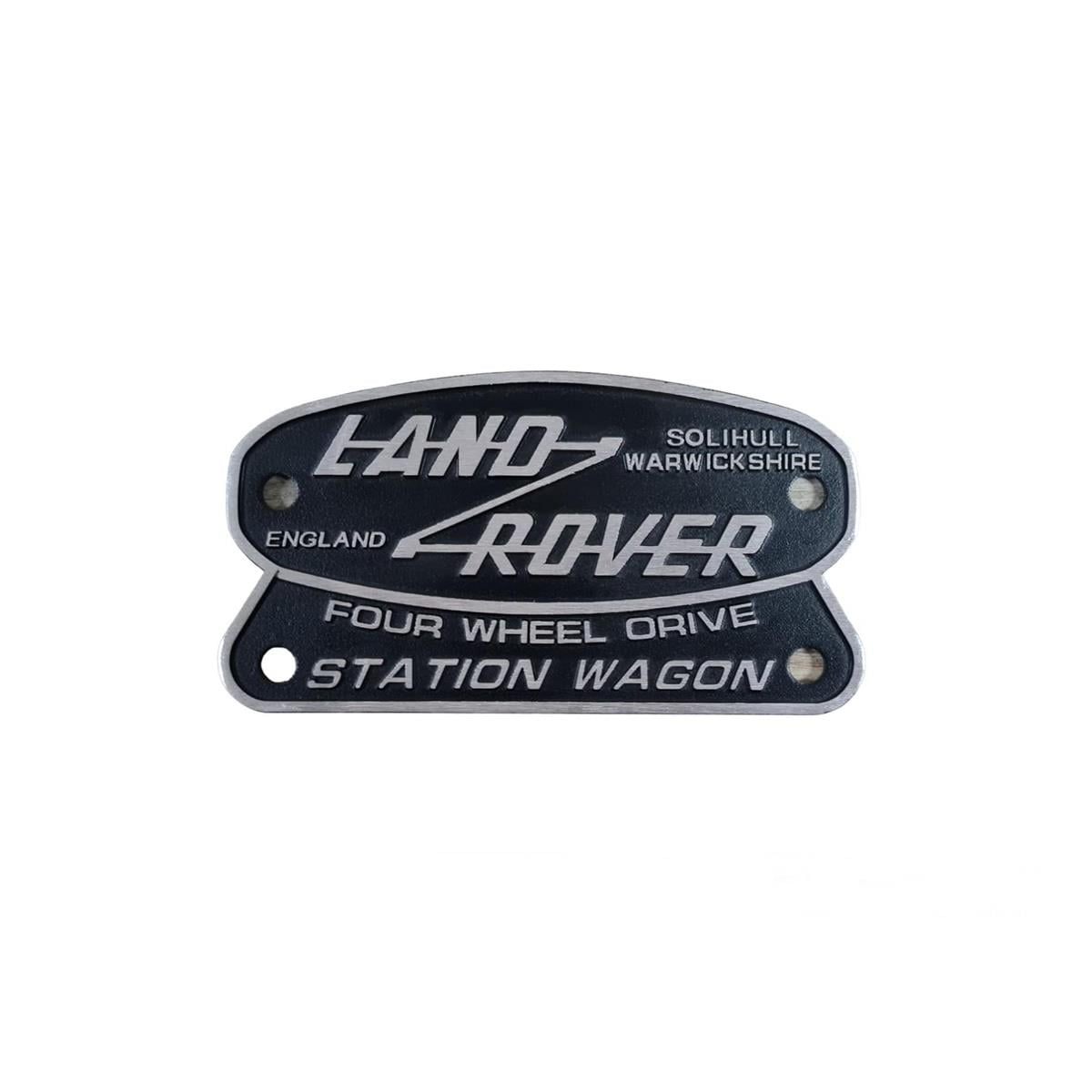 Land Rover Defender Arka Logo Metal