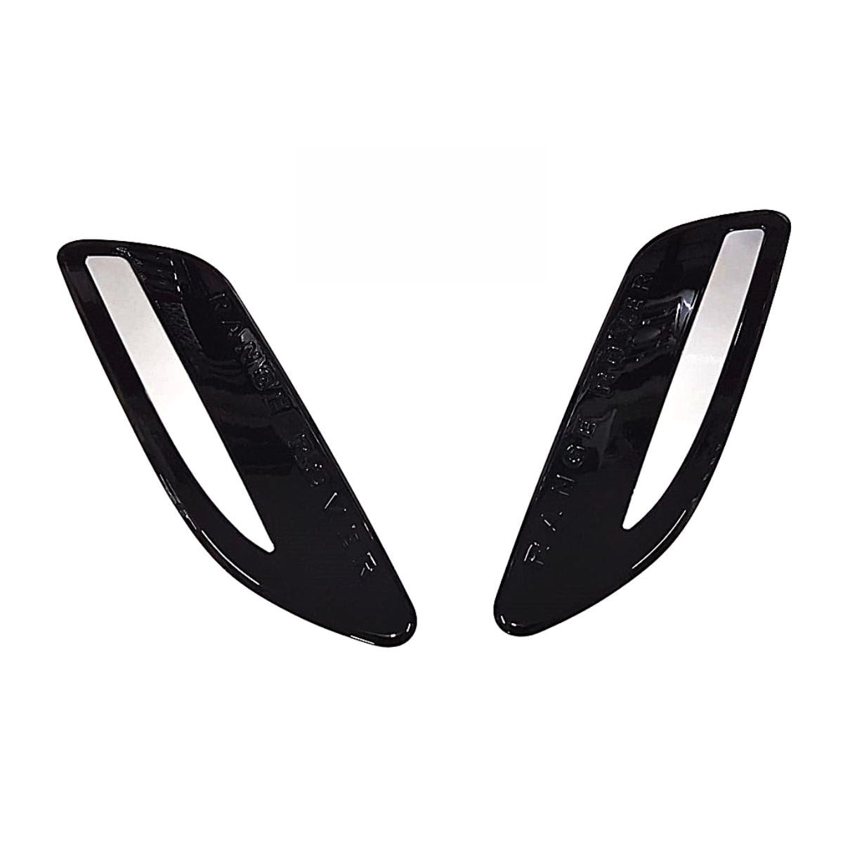 Range Rover Velar Kaput Üstü Izgara Seti Sağ ve Sol Siyah Gri