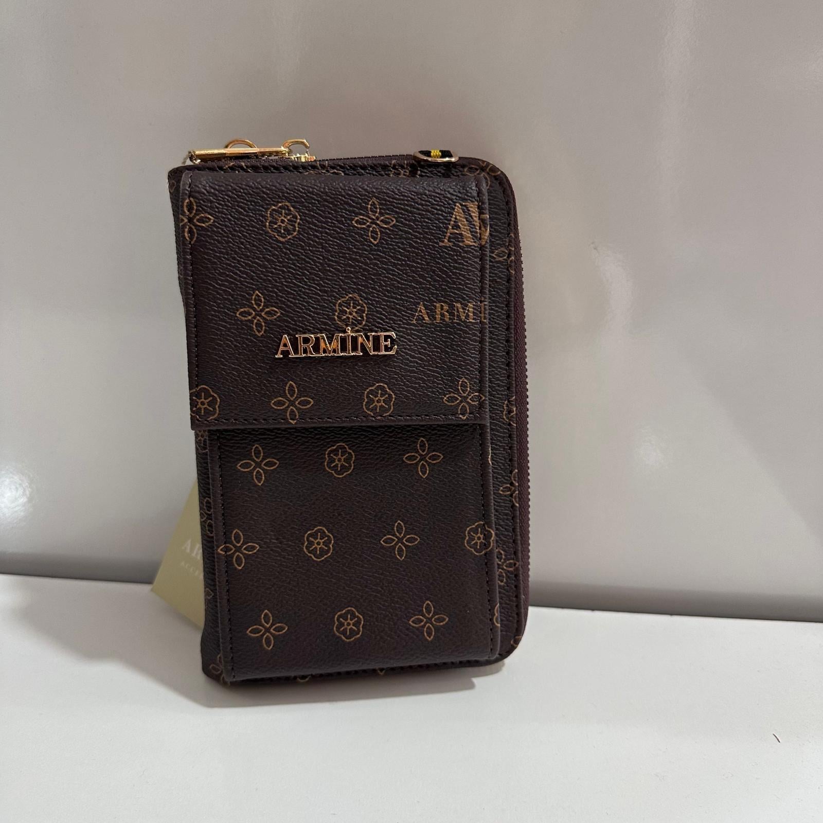 Armine Bayan Çanta Baskılı Kahve AR26507