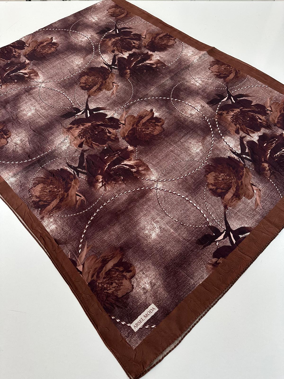ARSEL MODA Desenli Kraş Şal BCA0116