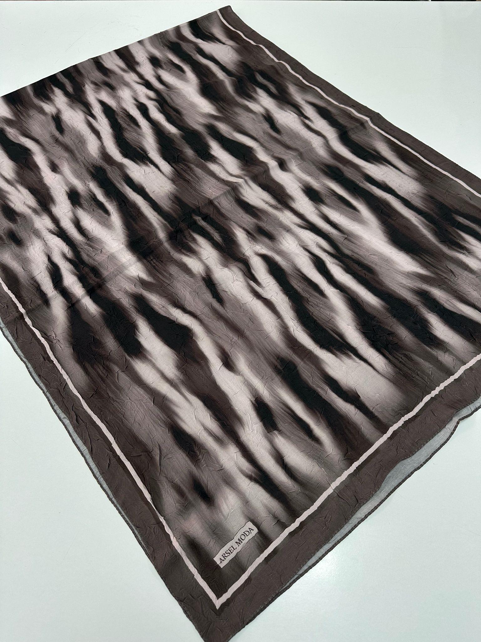 ARSEL MODA Desenli Kraş Şal BCA0305