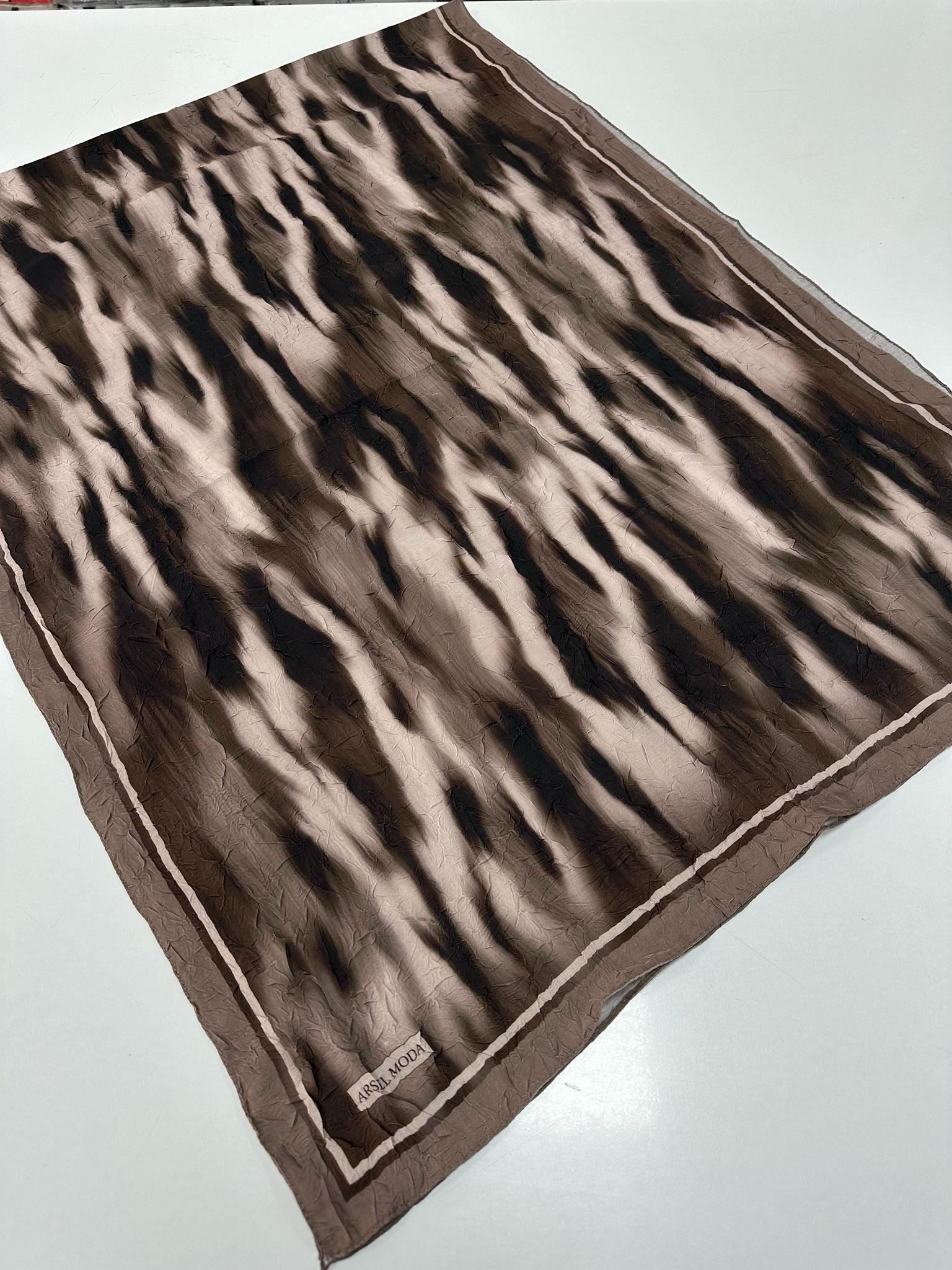ARSEL MODA Desenli Kraş Şal BCA0308