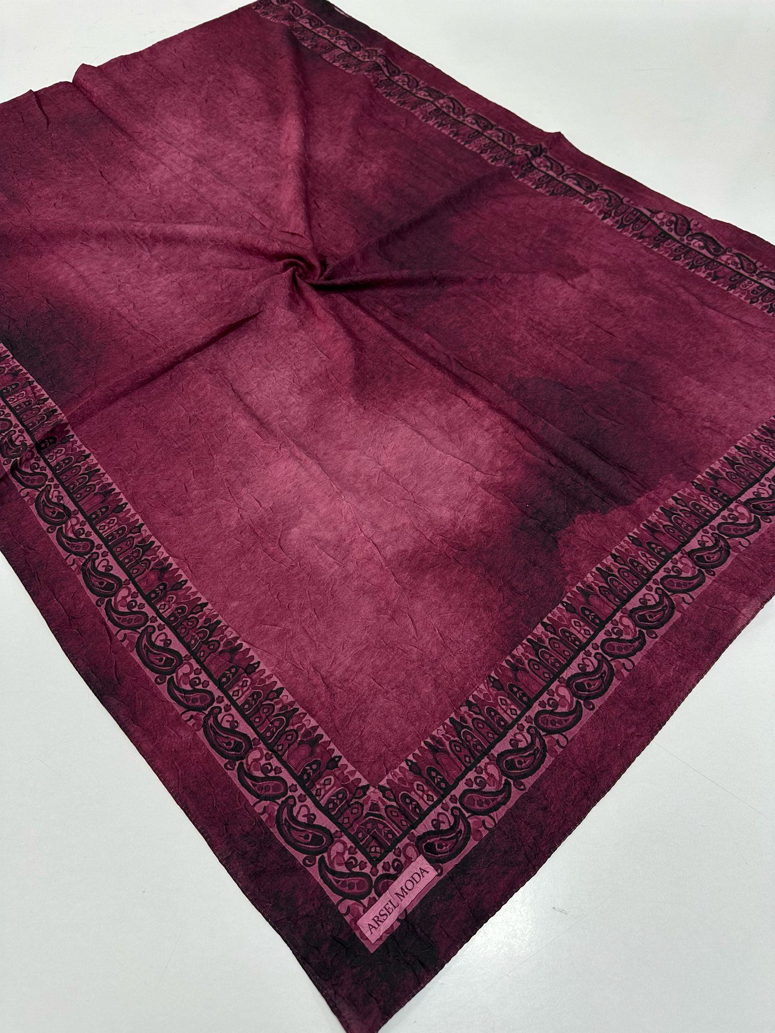ARSEL MODA Desenli Kraş Şal BCA0505