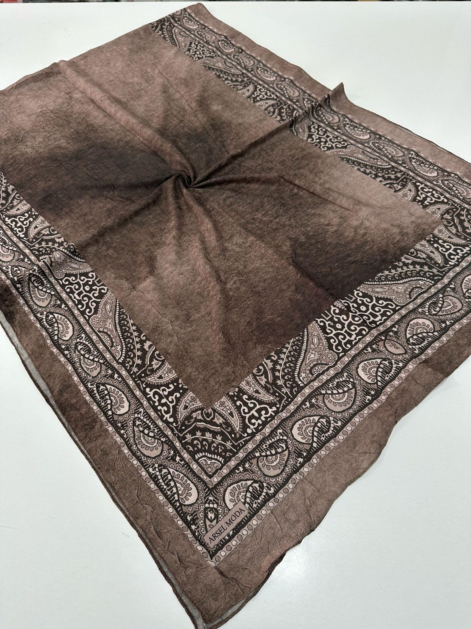 ARSEL MODA Desenli Kraş Şal BCA0603