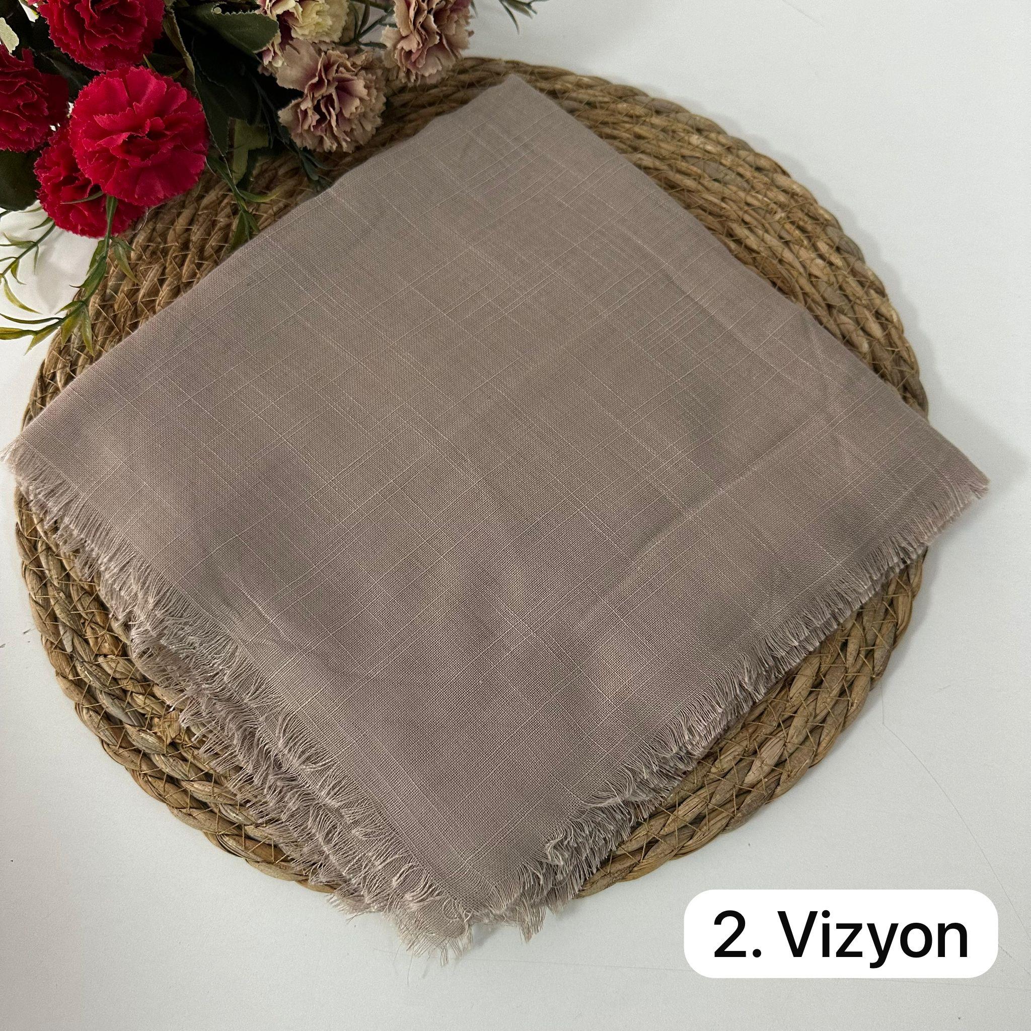 Arsel Moda Düz Renk Flamlı Eşarp Vizyon KBR0502