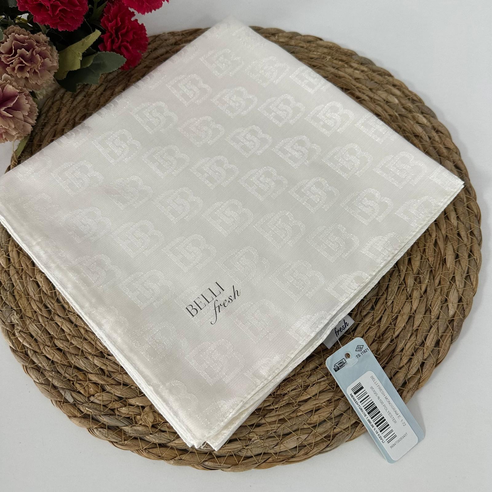 Belli Monogram Eşarp JPK0202