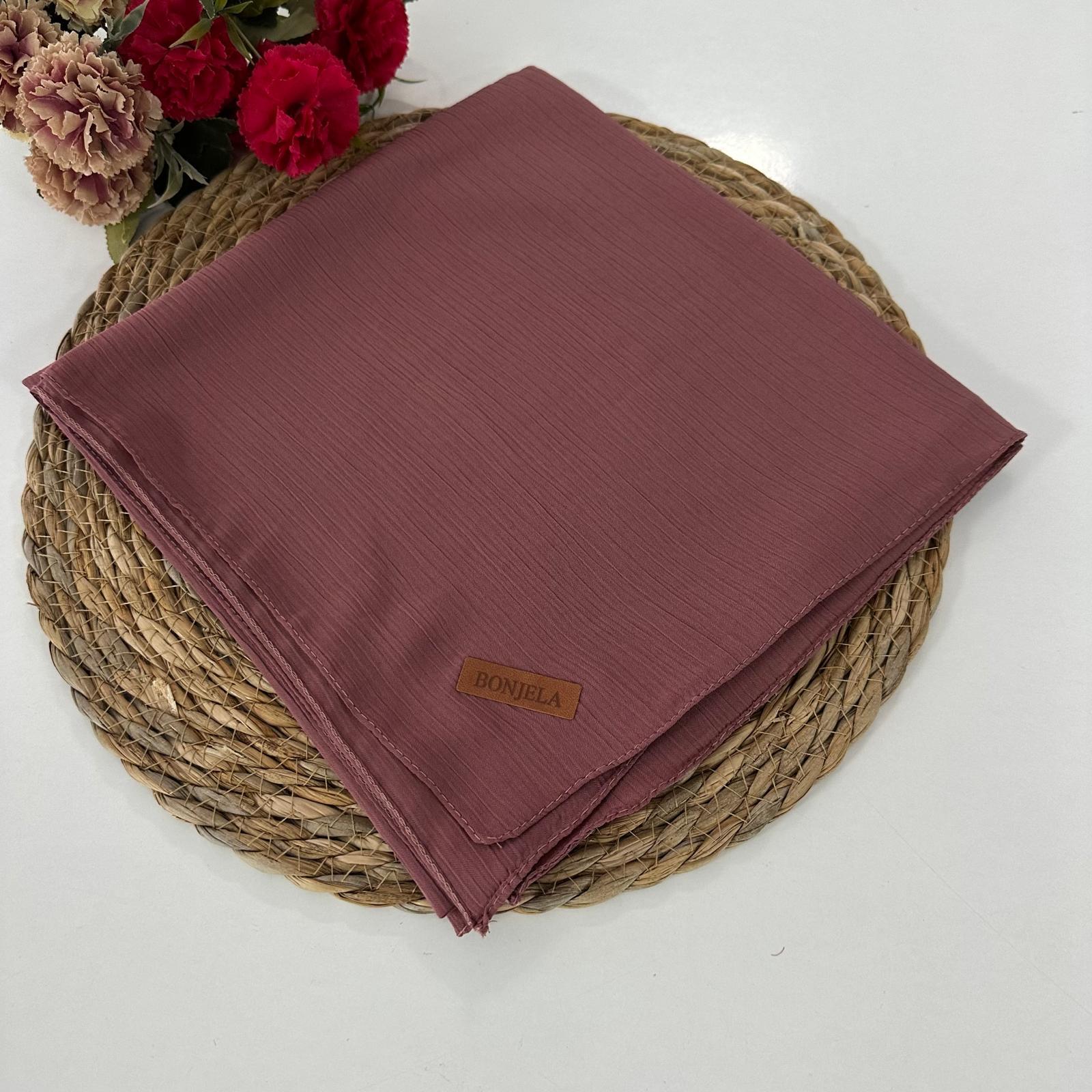 Bonjela Soft Krinkıl Eşarp Soft Pembe NSY0204