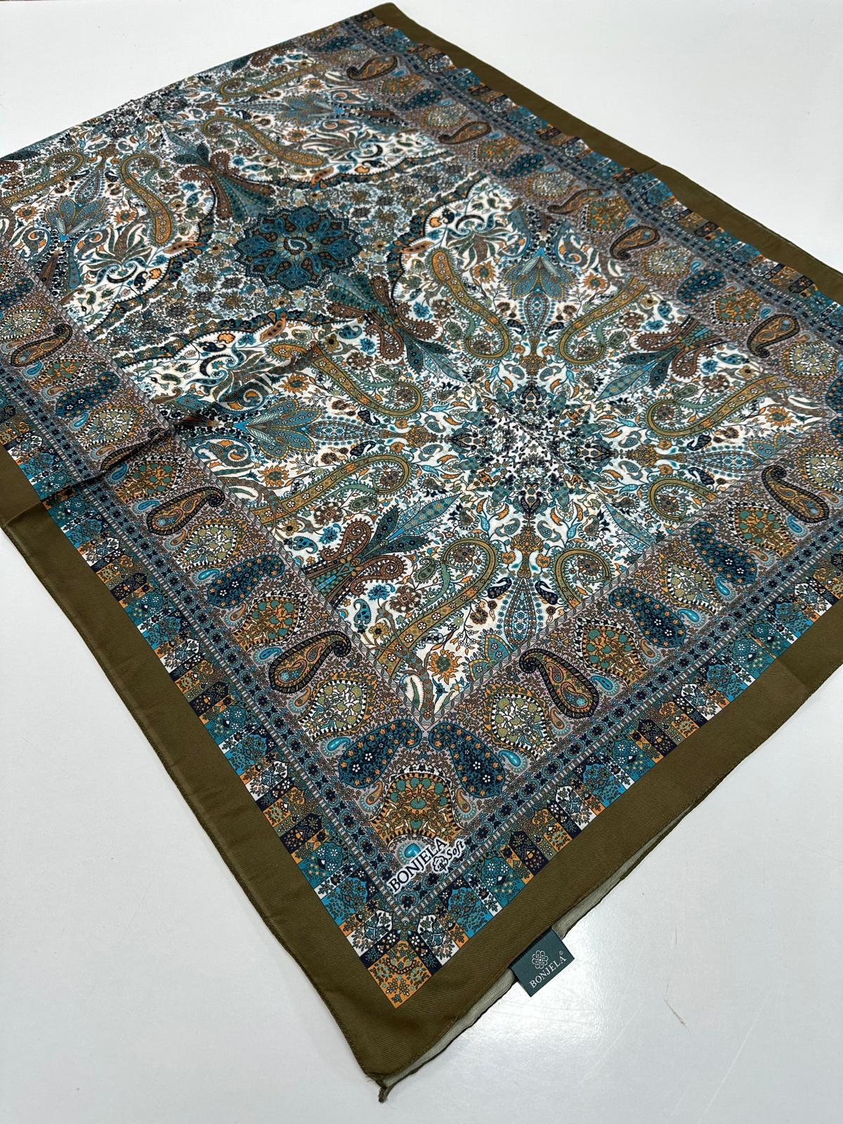 Bonjela Soft Pamuklu Şal Etro Desen LBS1608