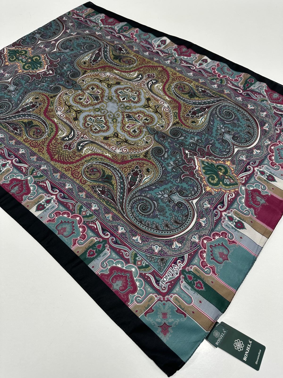 Bonjela Soft Pamuklu Şal Etro Desen LBS1701