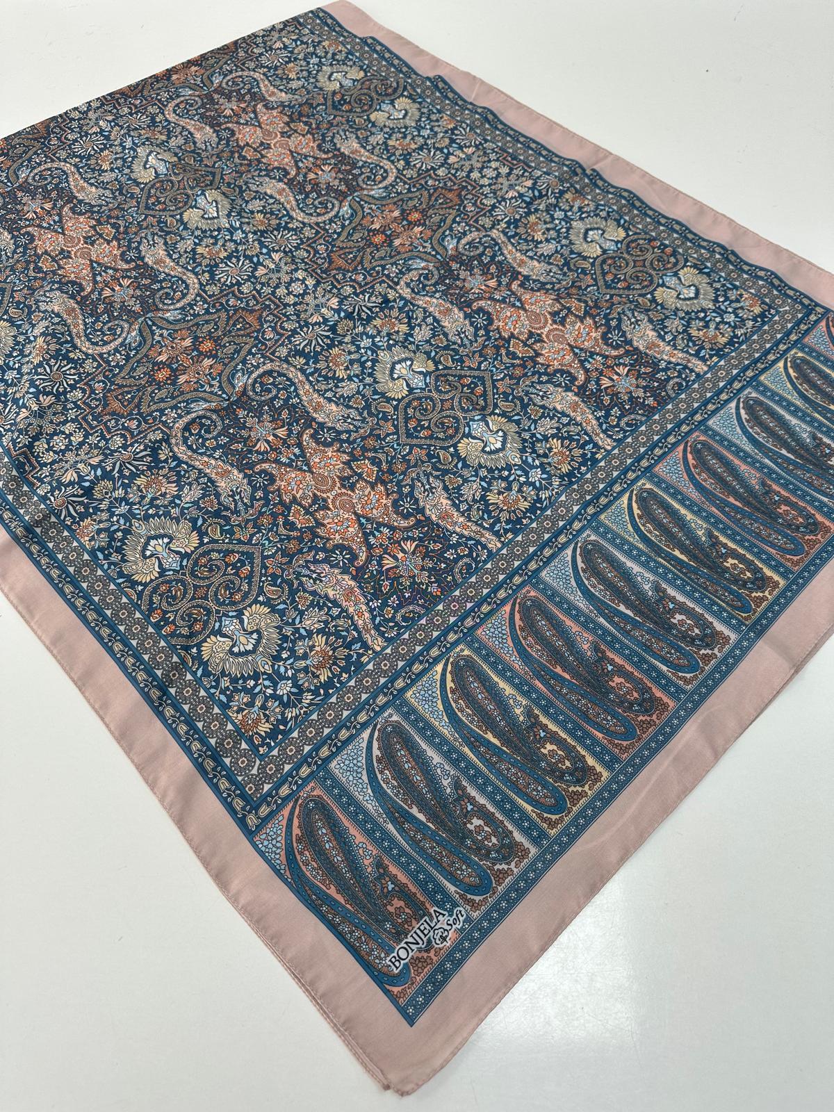 Bonjela Soft Pamuklu Şal Etro Desen LBS1818