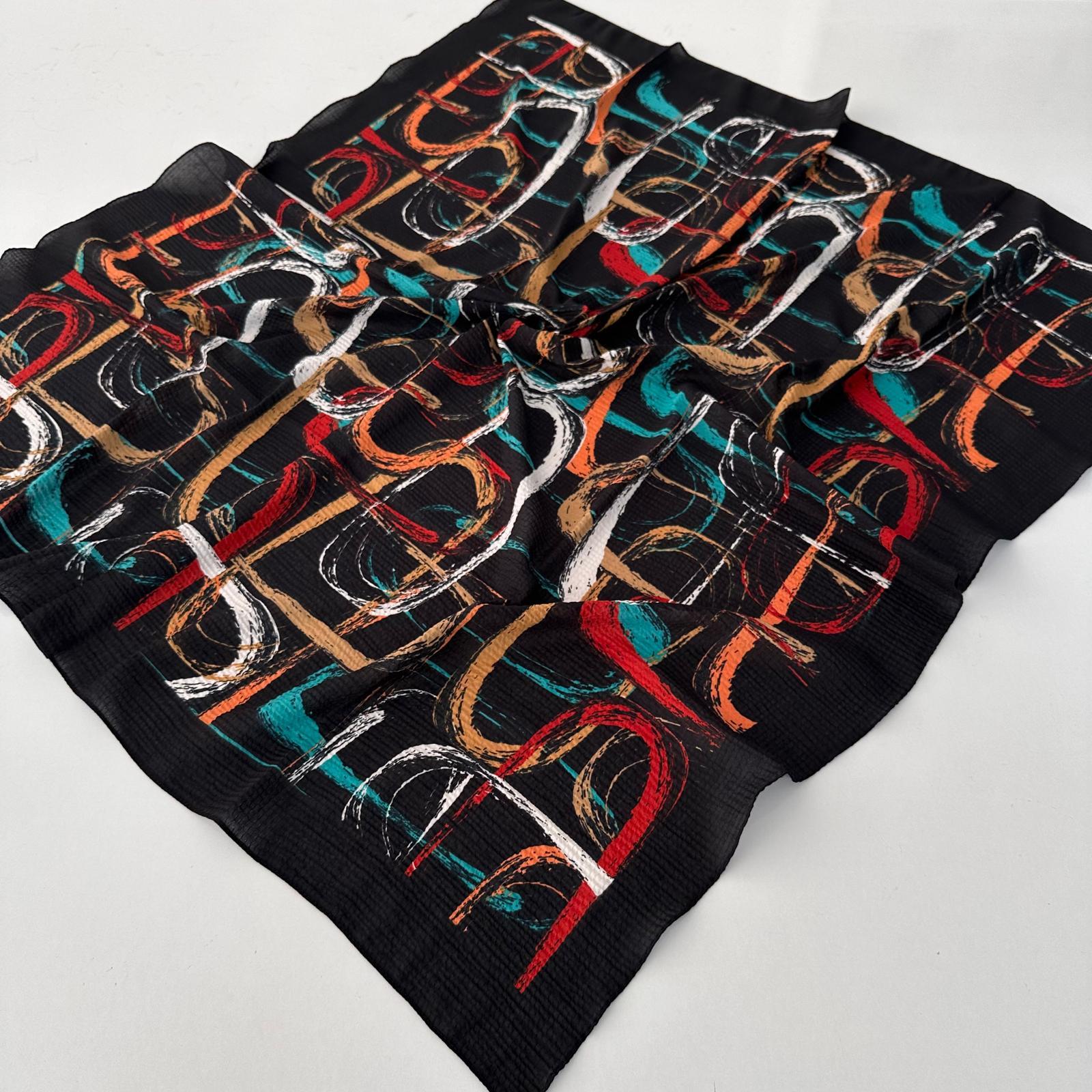 Desenli Mio Cazz Eşarp BW0201