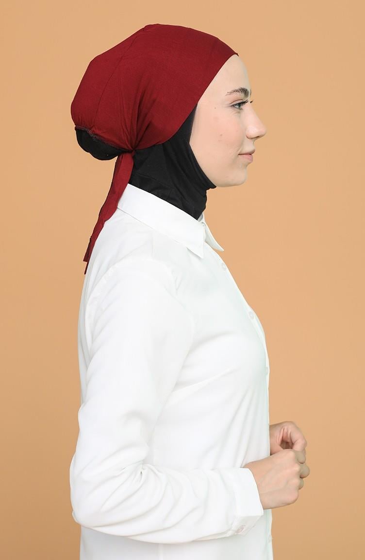 Dikişsiz Düz Bone Bordo