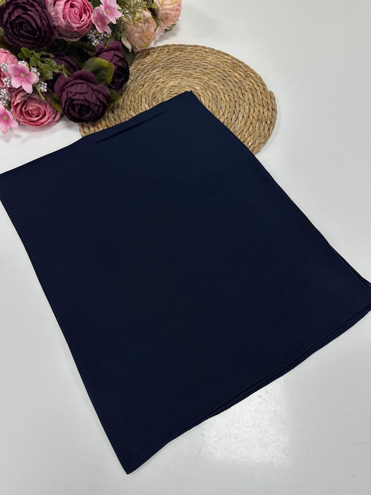 Doğal Bambu Şal Lacivert SWL0102