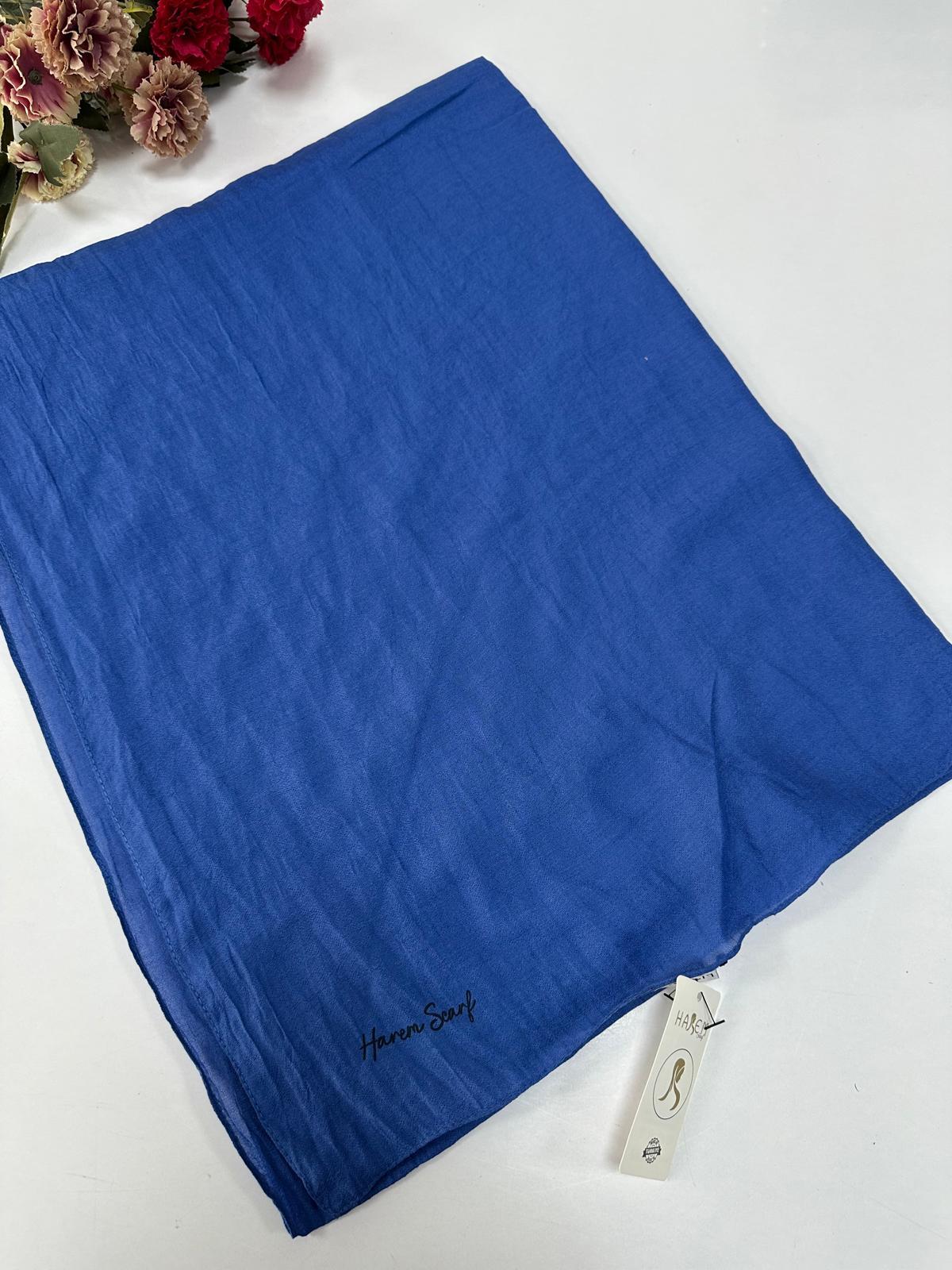 Harem Brista Koton Şal Saks Mavisi  HVH0319